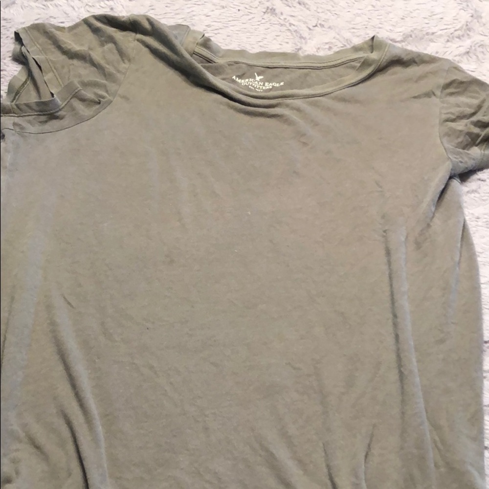 Green American Eagle T-shirt